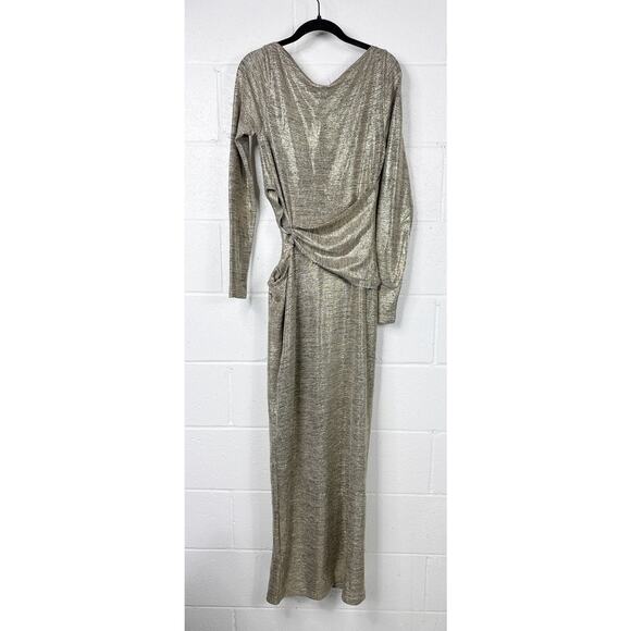 Significant Other Chloe Midi Dress Gold - Picture 5 of 9